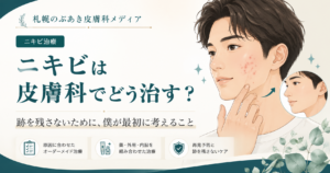 ニキビは皮膚科でどう治す？｜跡を残さないための治療のポイント