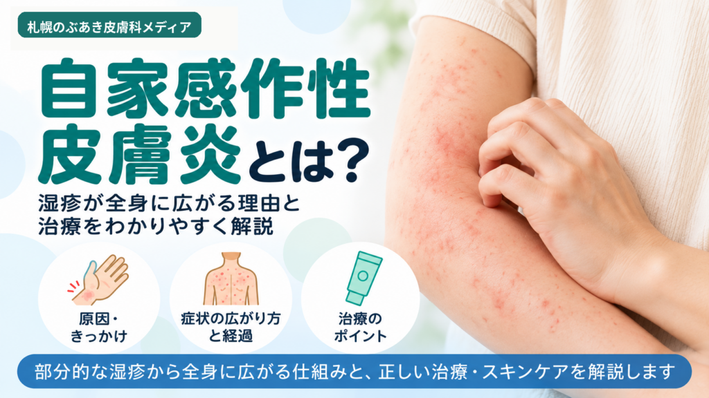 自家感作性皮膚炎とは？湿疹が全身に広がる理由と治療