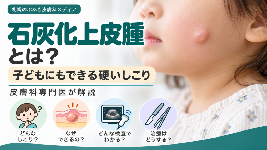 石灰化上皮腫とは？子どもにもできる硬いしこり