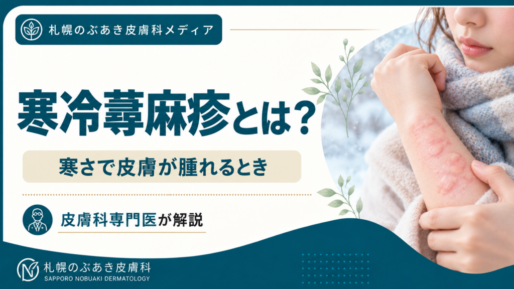 寒冷蕁麻疹とは？寒さで皮膚が腫れるとき｜症状・検査・治療